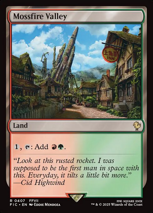 Mossfire Valley highlighted card art