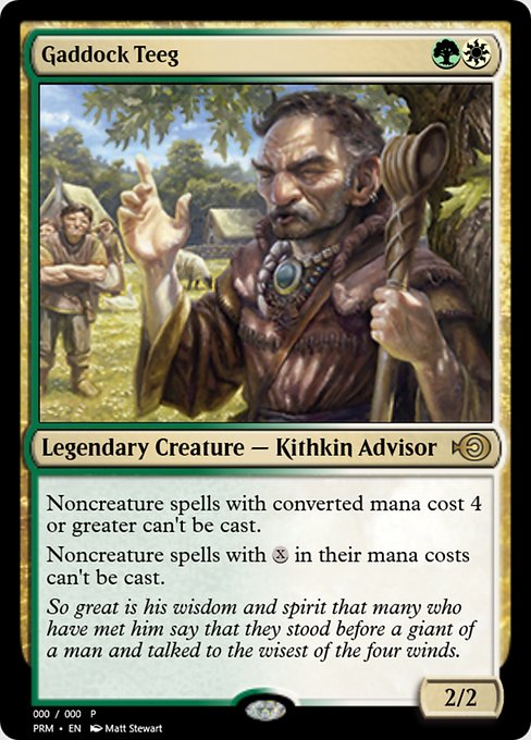 Gaddock Teeg from Magic Online Promos