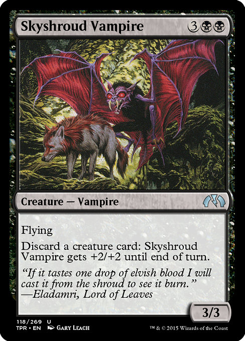 Skyshroud Vampire highlighted card art