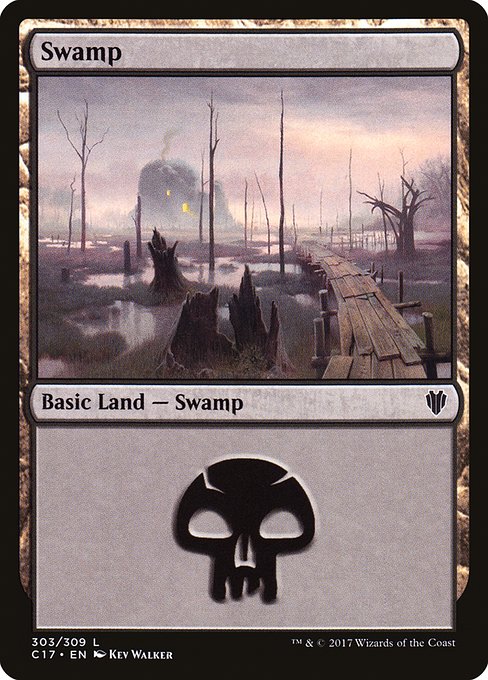 Swamp from Commander 2017