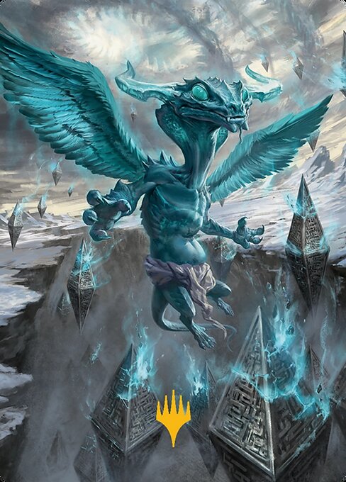 Ugin, Eye of the Storms // Ugin, Eye of the Storms from Tarkir: Dragonstorm Art Series
