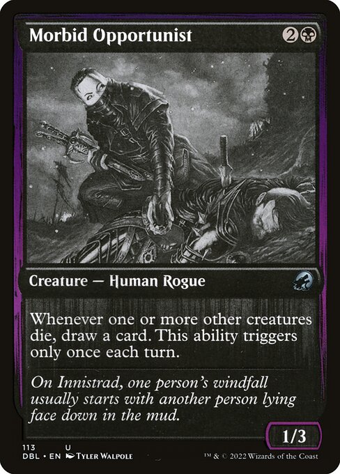 Morbid Opportunist from Innistrad: Double Feature