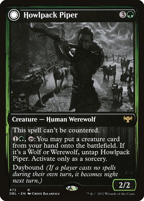 Howlpack Piper // Wildsong Howler from Innistrad: Double Feature