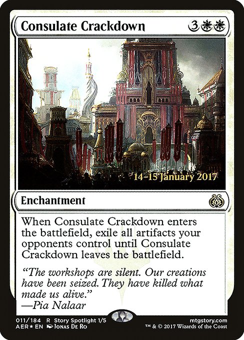 Consulate Crackdown from Aether Revolt Promos