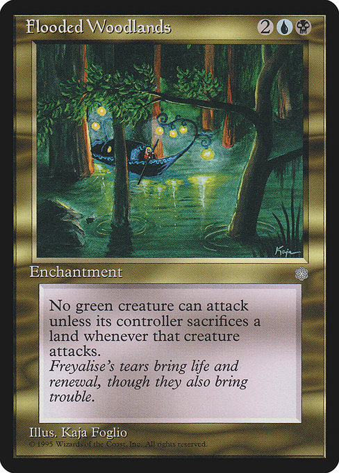 Flooded Woodlands highlighted card art