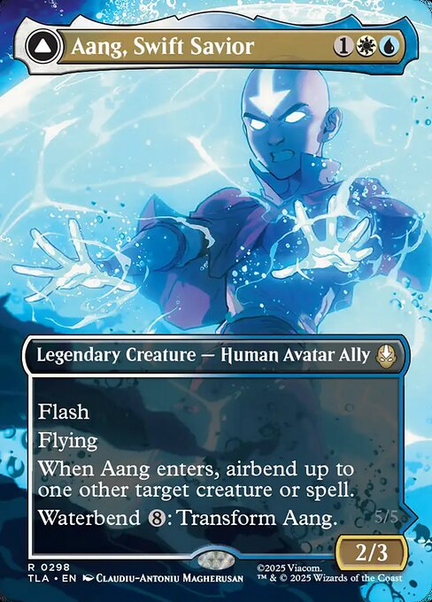 Aang, Swift Savior // Aang and La, Ocean's Fury from Avatar: The Last Airbender