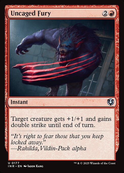 Uncaged Fury highlighted card art