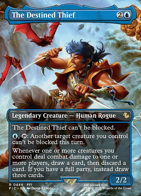 The Destined Thief highlighted card art