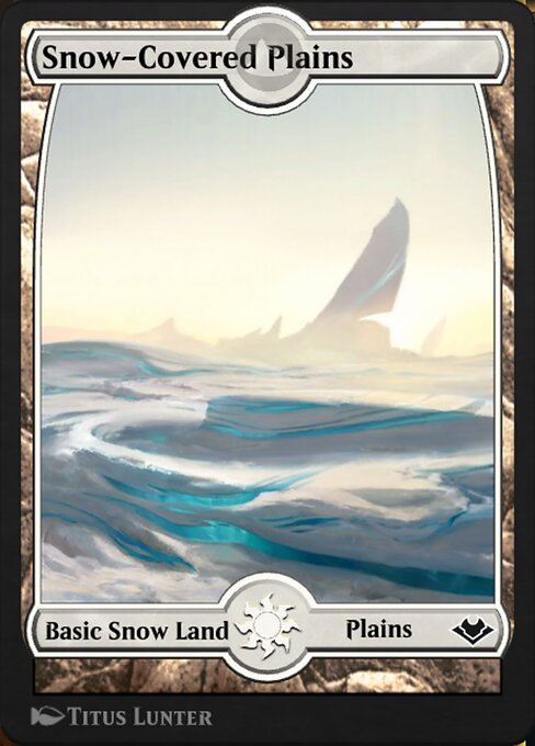 Snow-Covered Plains from MTG Arena Promos