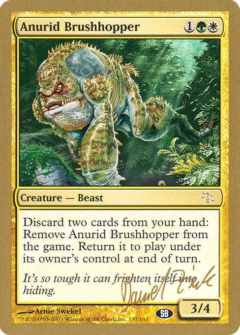 Anurid Brushhopper highlighted card art