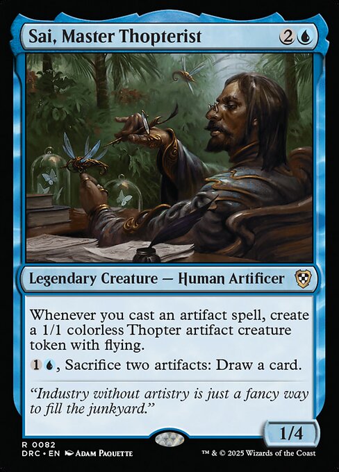Sai, Master Thopterist highlighted card art