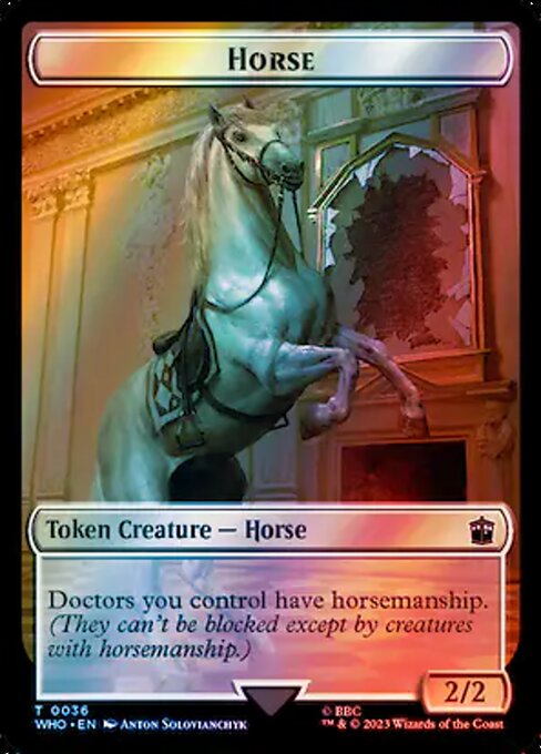 Horse from Doctor Who Tokens