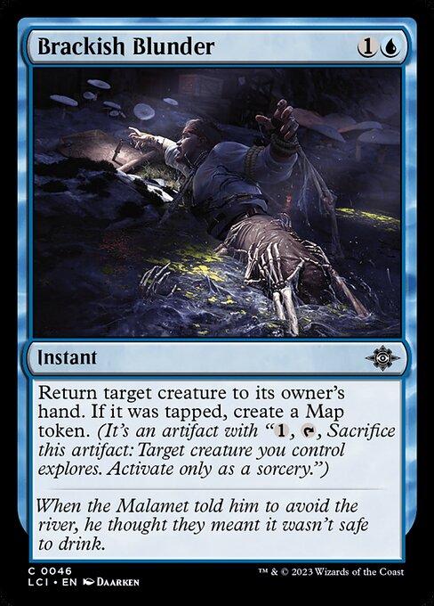 Brackish Blunder highlighted card art