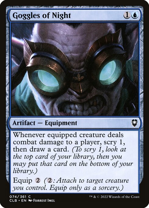 Goggles of Night from Commander Legends: Battle for Baldur's Gate
