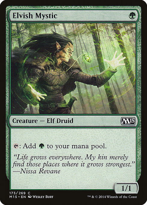 Elvish Mystic from Magic 2015