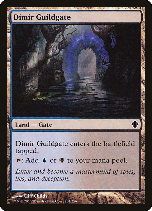 Dimir Guildgate from Commander 2013