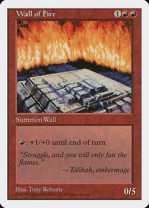 Wall of Fire from Fifth Edition