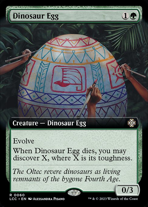 Dinosaur Egg from The Lost Caverns of Ixalan Commander