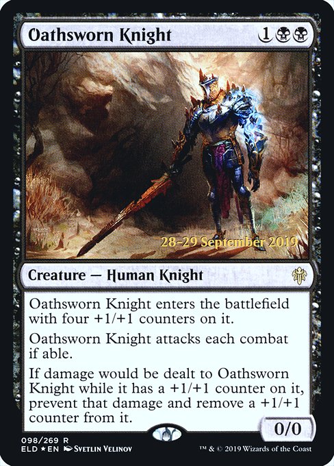 Oathsworn Knight from Throne of Eldraine Promos