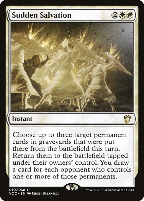Sudden Salvation from Crimson Vow Commander