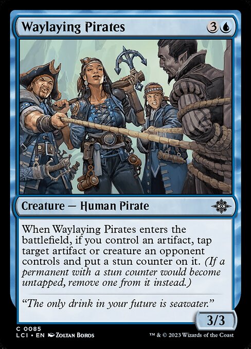 Waylaying Pirates highlighted card art