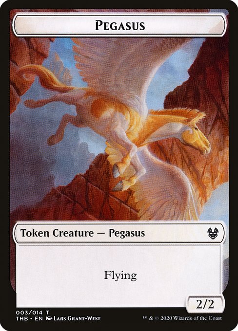 Pegasus from Theros Beyond Death Tokens