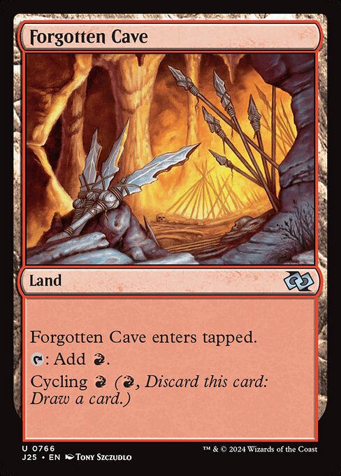Forgotten Cave highlighted card art