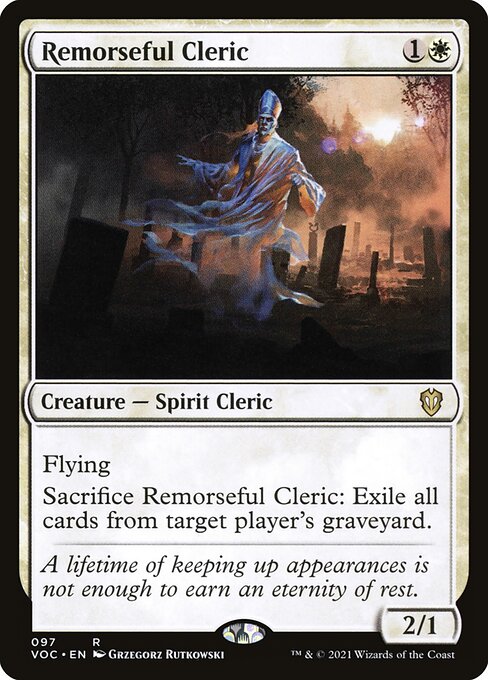 Remorseful Cleric from Crimson Vow Commander