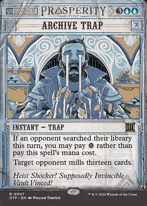 Archive Trap highlighted card art