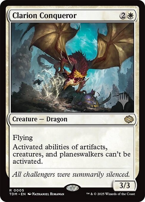 Clarion Conqueror from Tarkir: Dragonstorm Promos