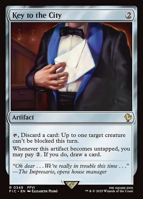 Key to the City highlighted card art