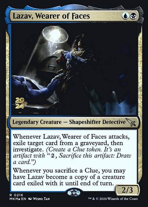 Lazav, Wearer of Faces from Murders at Karlov Manor Promos