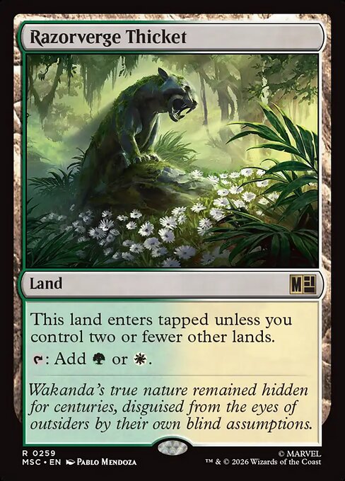 Razorverge Thicket from Marvel Super Heroes Commander