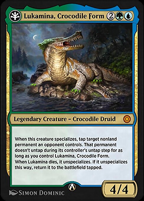 Lukamina, Crocodile Form highlighted card art