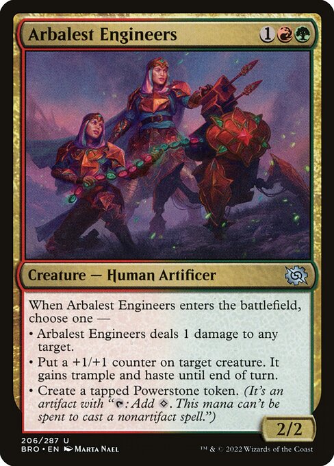 Arbalest Engineers highlighted card art