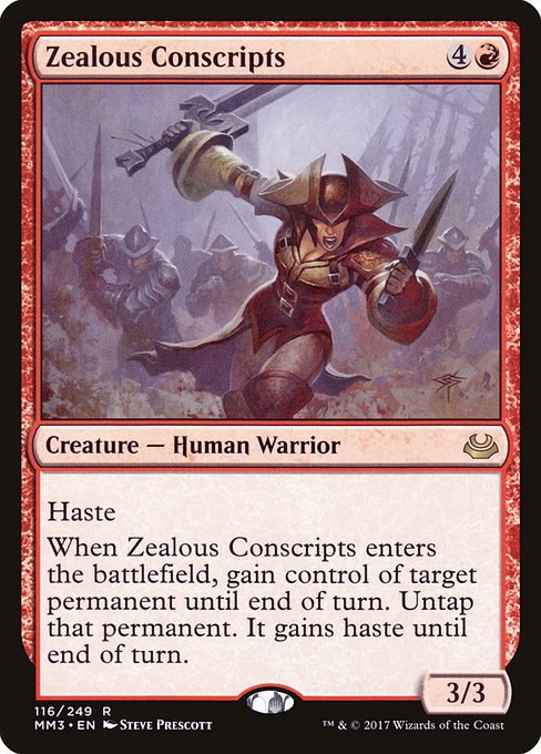 Zealous Conscripts from Modern Masters 2017