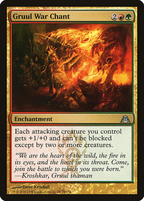 Gruul War Chant from Dragon's Maze