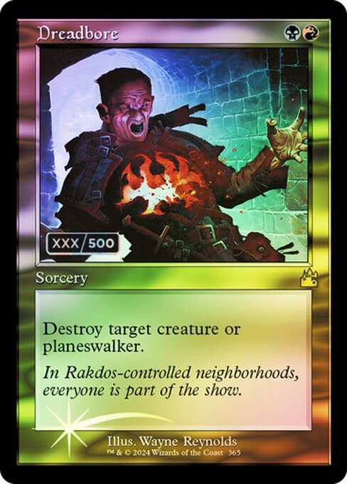 Dreadbore from Ravnica Remastered