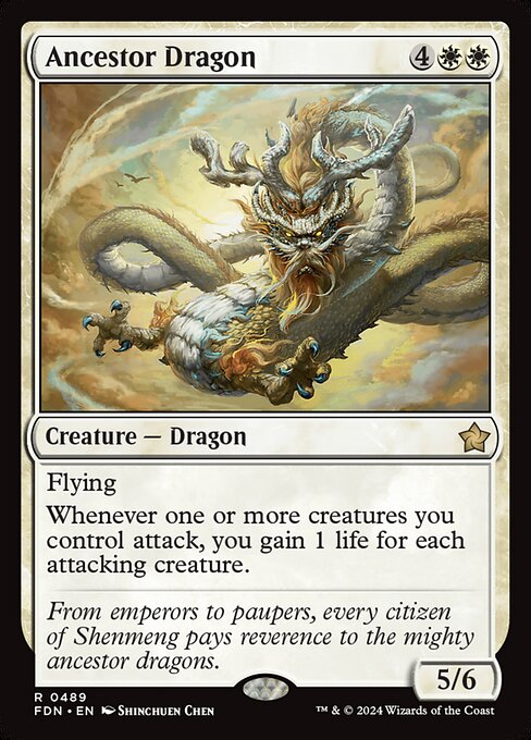 Ancestor Dragon highlighted card art