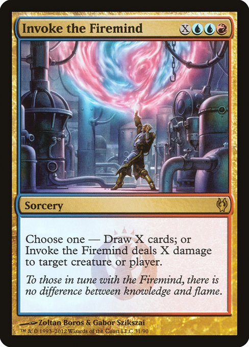 Invoke the Firemind from Duel Decks: Izzet vs. Golgari