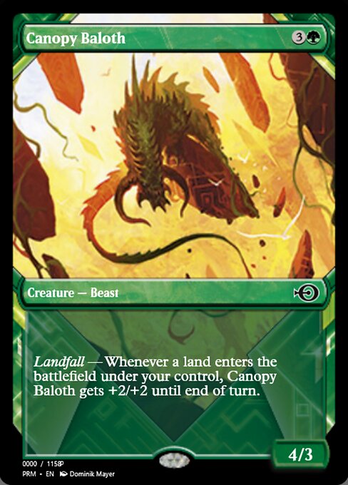Canopy Baloth from Magic Online Promos