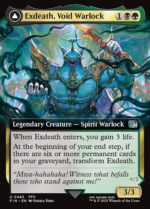 Exdeath, Void Warlock // Neo Exdeath, Dimension's End from Final Fantasy