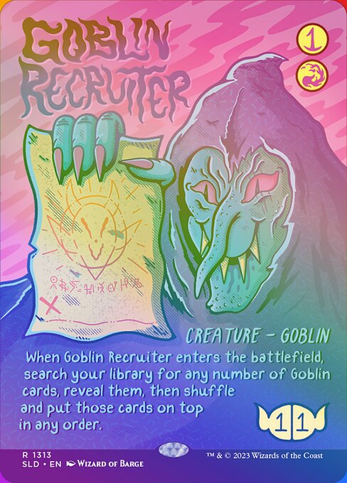 Goblin Recruiter from Secret Lair Drop