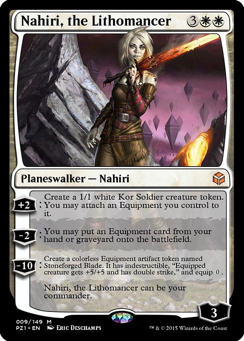 Nahiri, the Lithomancer from Legendary Cube Prize Pack