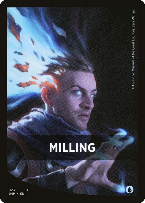 Milling highlighted card art