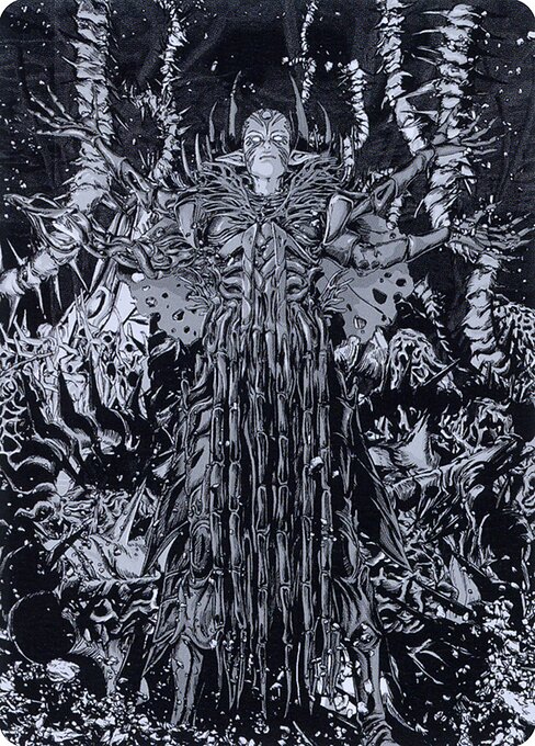 Nissa, Ascended Animist // Nissa, Ascended Animist from Phyrexia: All Will Be One Art Series