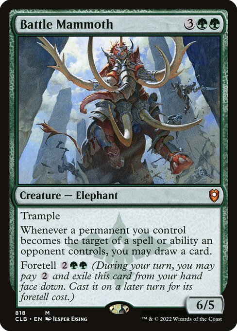 Battle Mammoth highlighted card art
