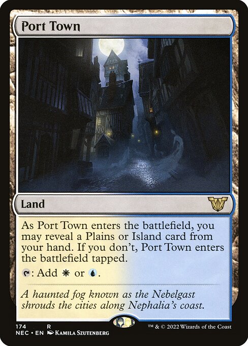 Port Town from Neon Dynasty Commander