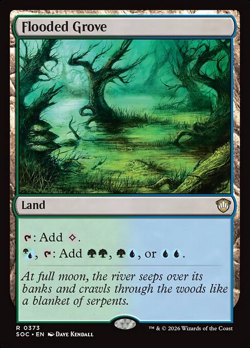Flooded Grove highlighted card art