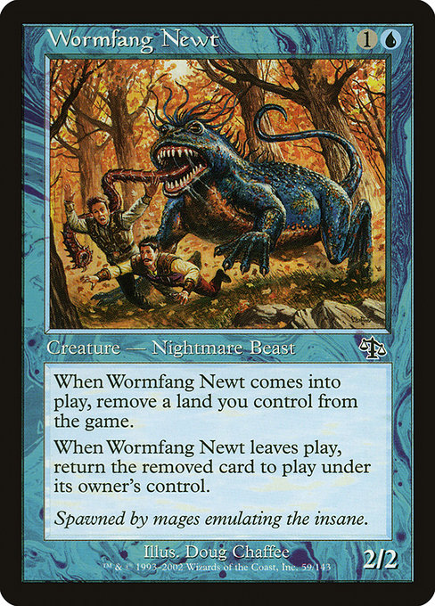 Wormfang Newt highlighted card art
